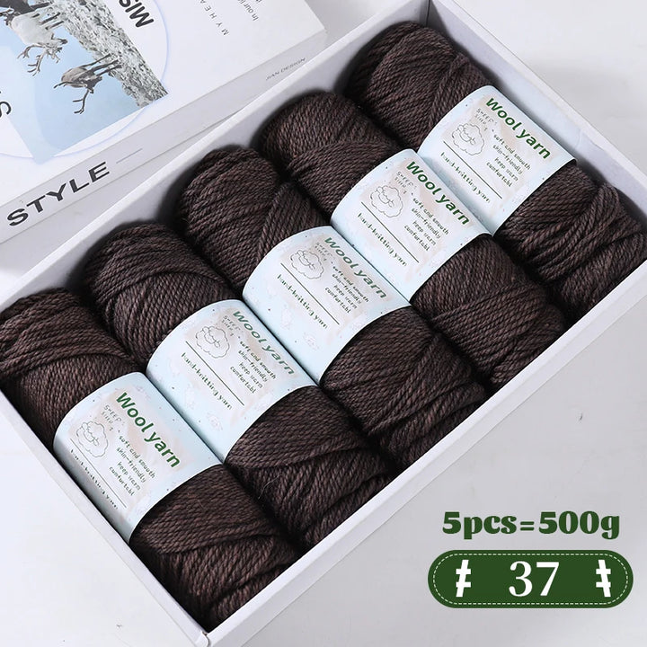 500g Gradient Color Rainbow Yarn