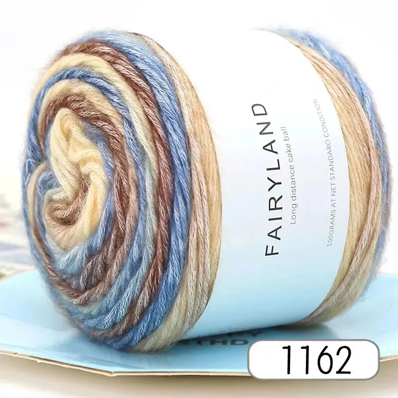 100g Gradient Rainbow Yarn