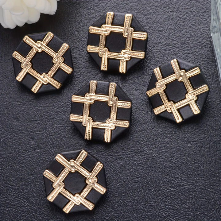 5 PC / Emoais Metal Buttons