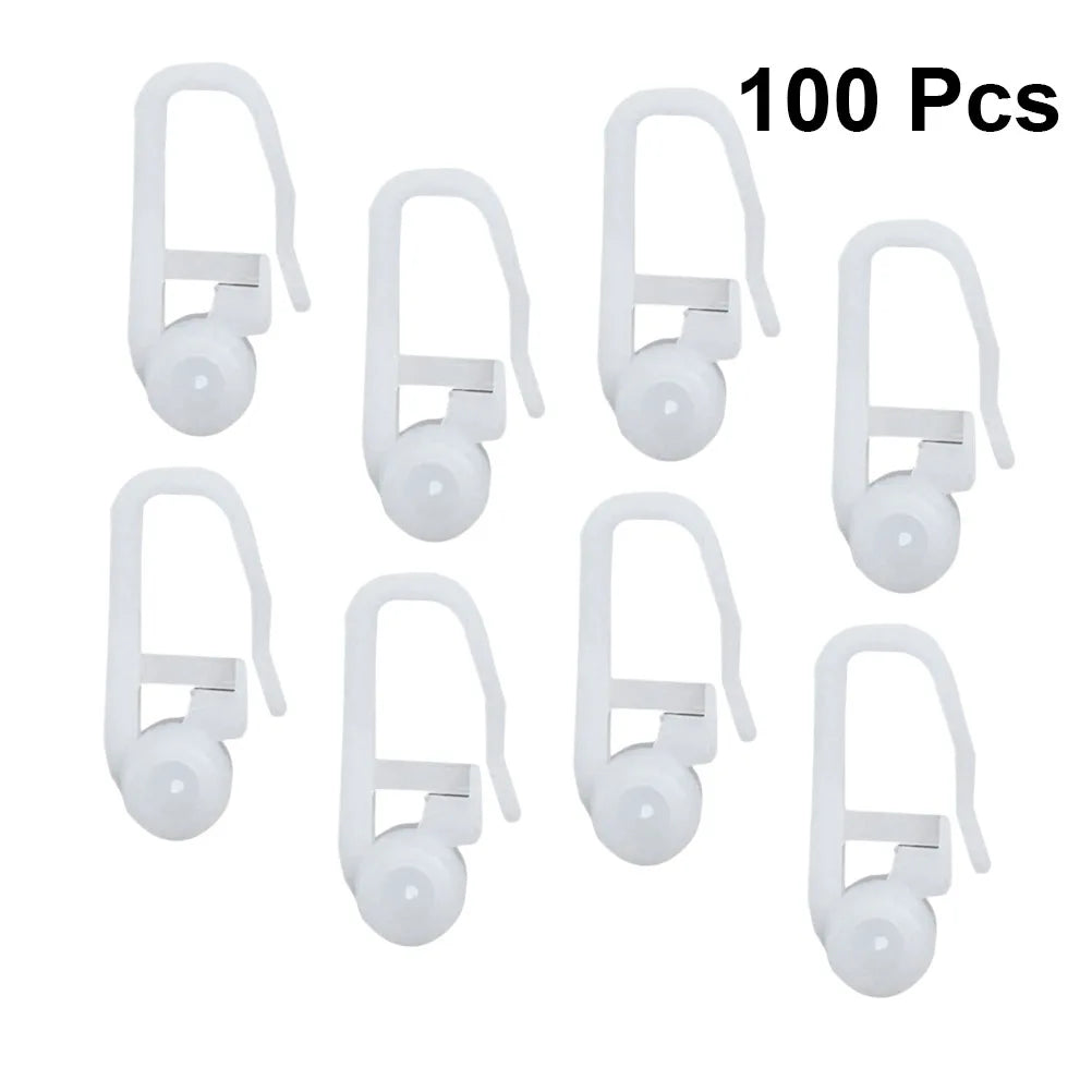 100 PC / Bed Curtain Hanging Ring With Ball Track