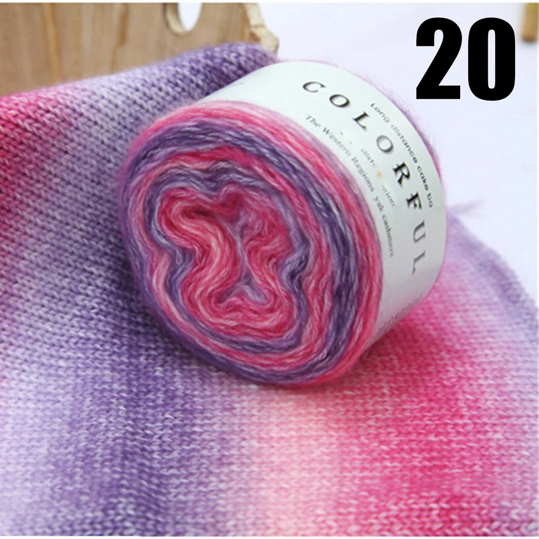 100g Tricot Angora Cake Yarn