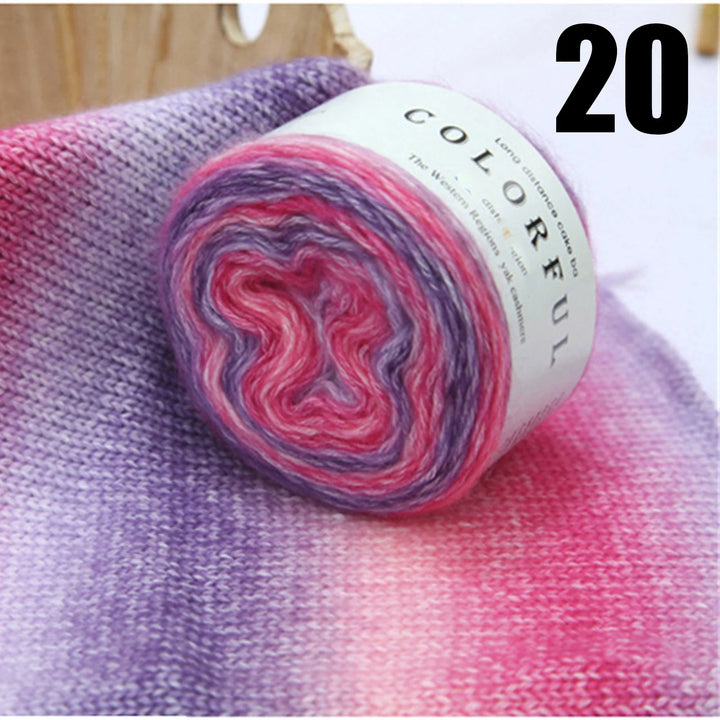 100g Tricot Angora Cake Yarn