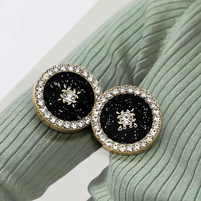 6 PC / Mexils Rhinestone Buttons