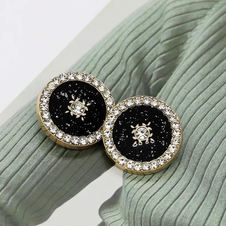 6 PC / Mexils Rhinestone Buttons