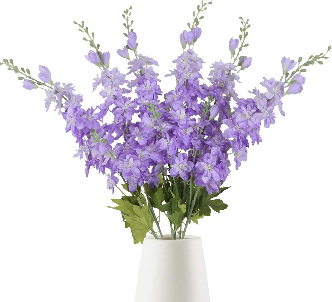 6 PC / Blue Delphinium Fake Flower