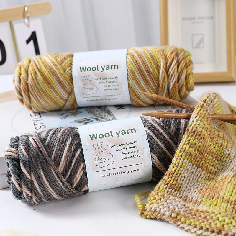 500g Gradient Color Rainbow Yarn