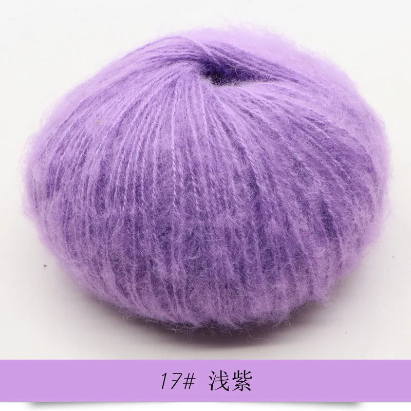 25g 1Pc Mohair Yarn for Hand Knitting