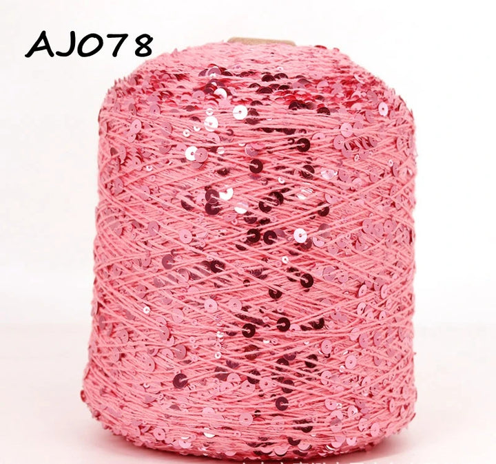 50g Metallic Sequin Yarn Sparkle Glitter