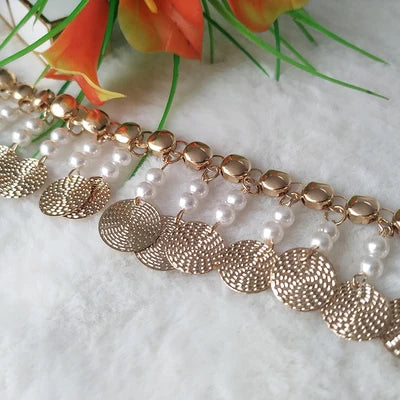 Ramses Metal Beaded Tassel Fringe Trim