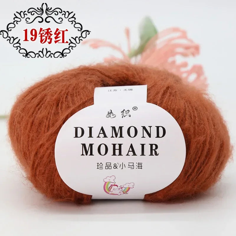 25g Mohair Wool Blended Yarn