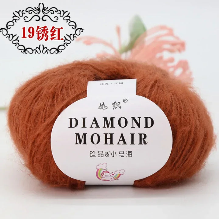 25g Mohair Wool Blended Yarn