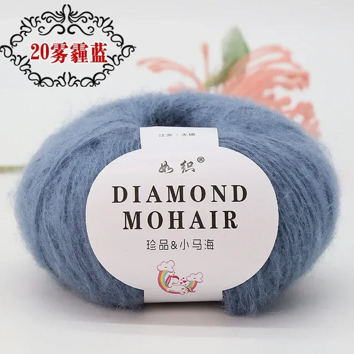 25g Mohair Wool Blended Yarn