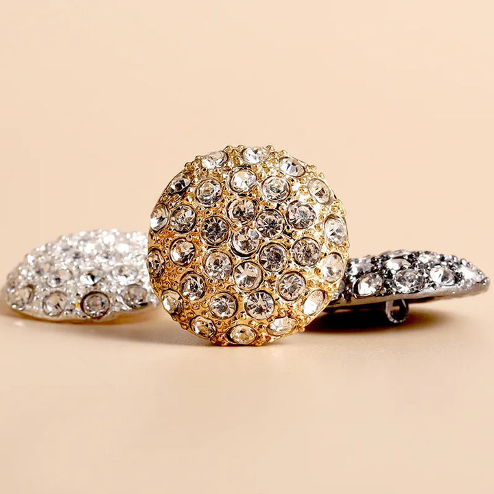 6 PC / Kelli Rhinestone Buttons