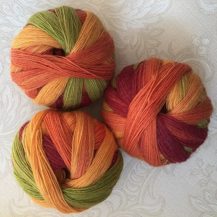 100g 600 Meter Long Dyed Gradient Magic Ball