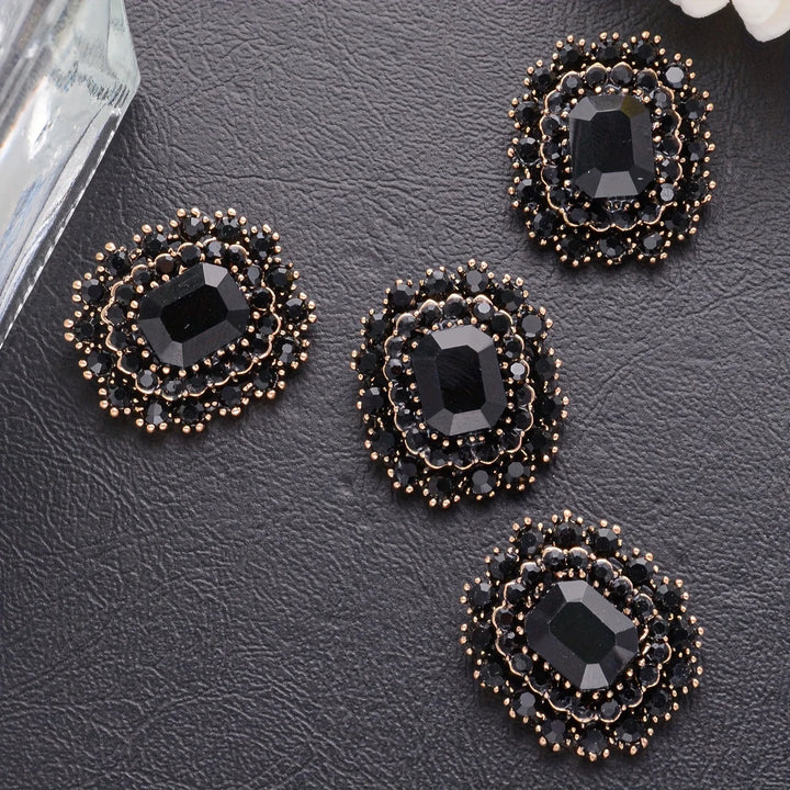 6 PC / Briana Rhinestone Buttons