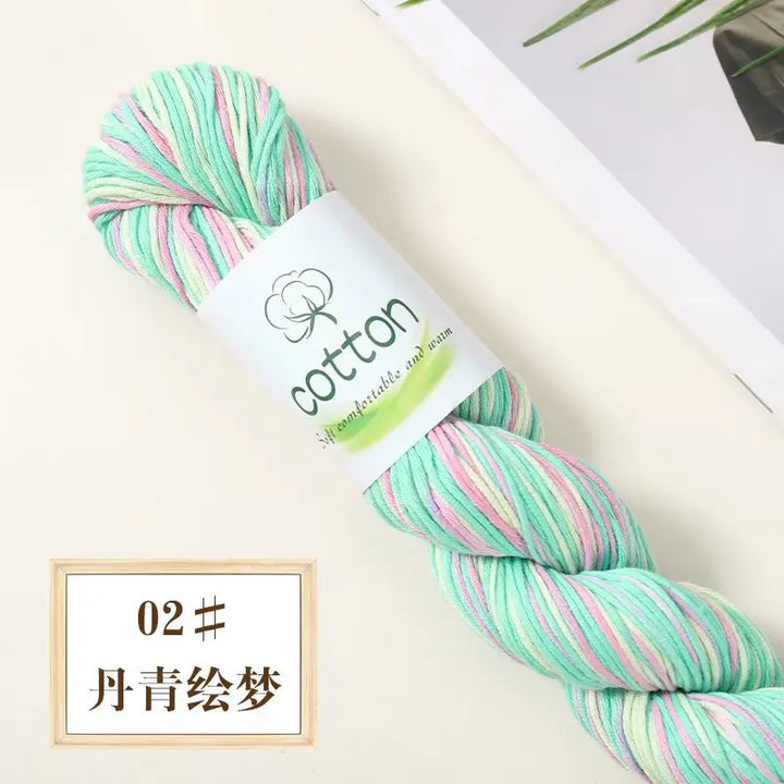 50g 100% Cotton Dyed Yarn