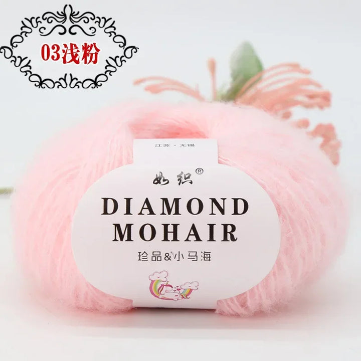 25g Mohair Wool Blended Yarn