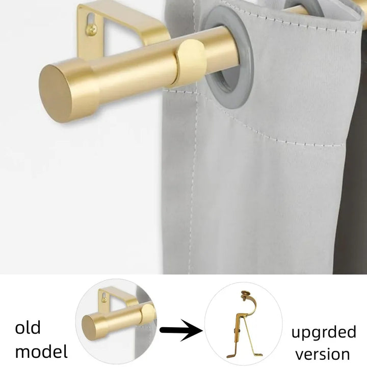 Metallic Gold Drapery Adjustable Curtain Rod