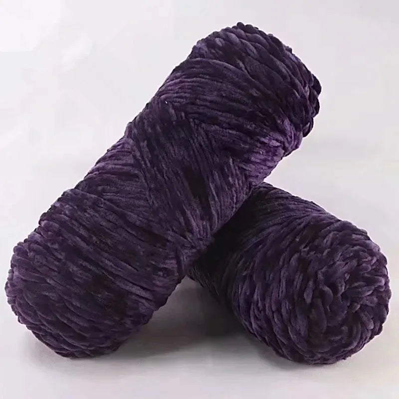 5PC/ Chenille Crochet Yarn