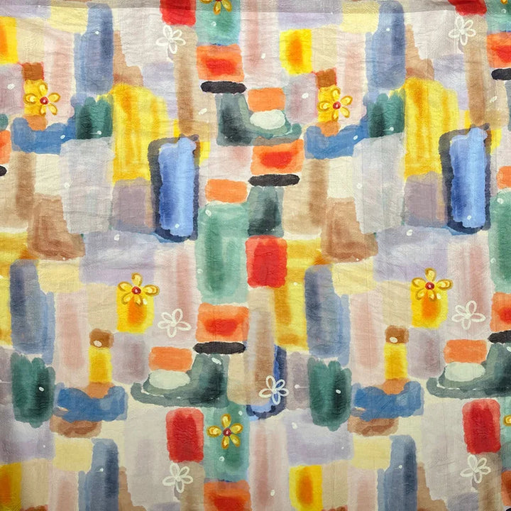 Claes Colorful Abstract Jacquard Fabric