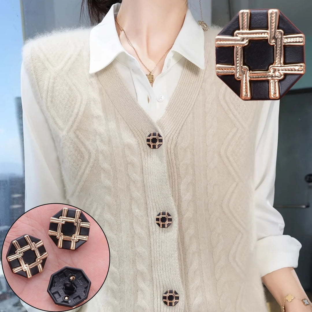 5 PC / Emoais Metal Buttons