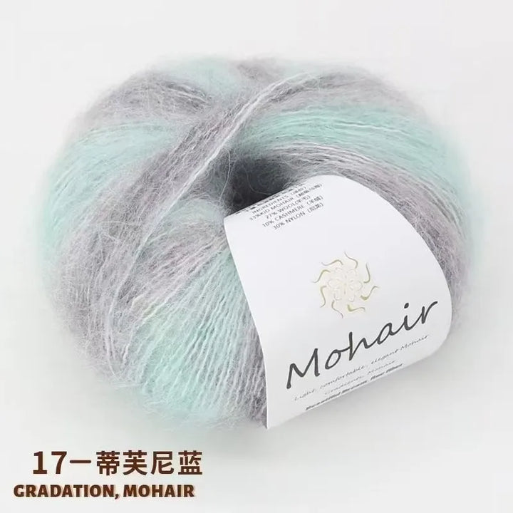 25g Gradient Silk Mohair Small Cloud Yarn