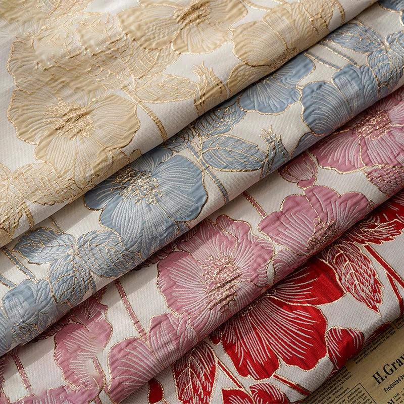 Esoia Floral Woven Jacquard Fabric