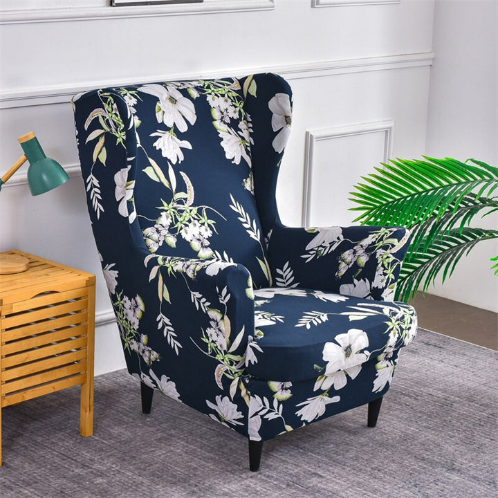 Classic Floral Stretch Armchair Cover