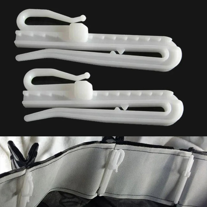 10 PC / Plastic Curtain Drapery Hook