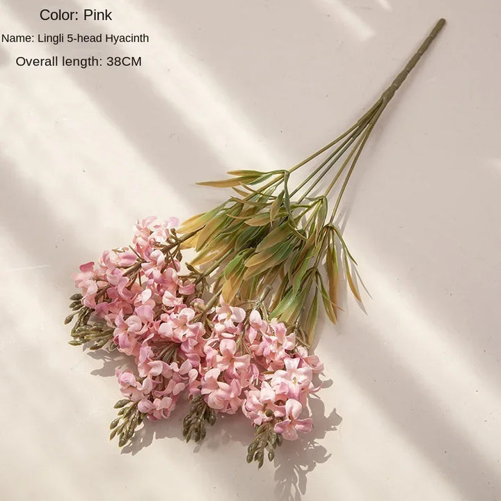 Rune 5 Head Hyacinth Artificial Flower