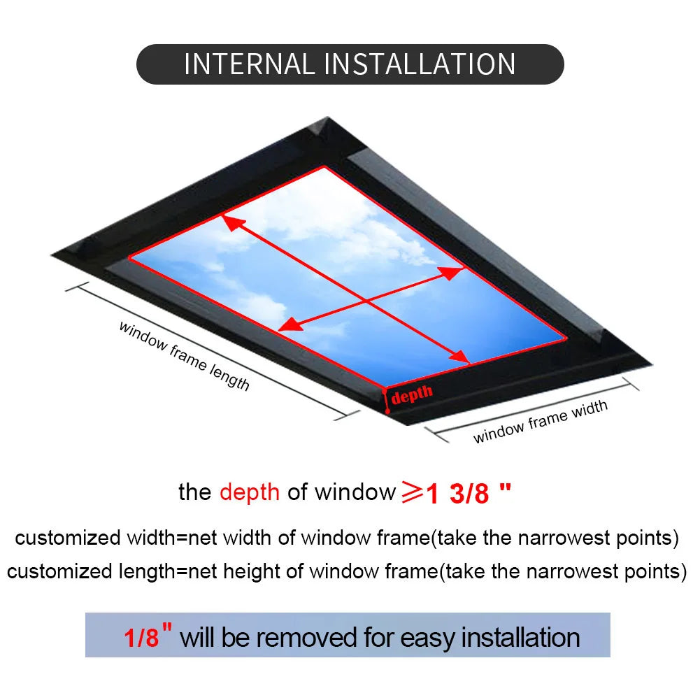 Skylight Rechargeable Motorized Blackout Cell Shade