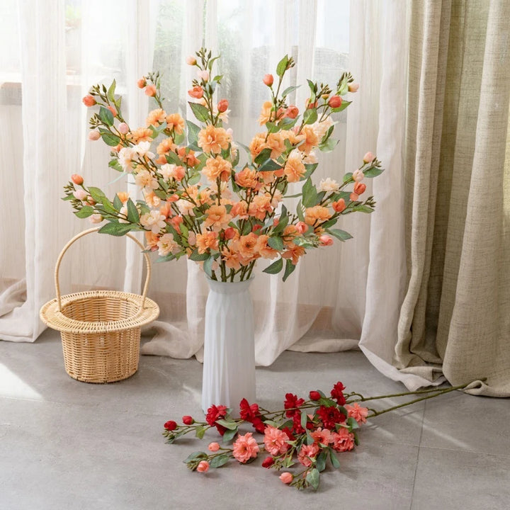 Estelle 28 inch Camellia Artificial Silk Flower