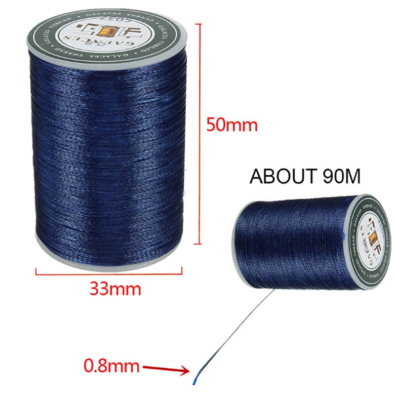 90 Meter / Waxed Sewing Thread for Leather