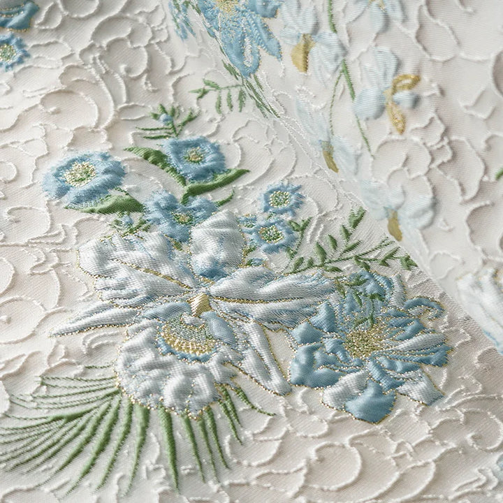 Augusta Floral Woven Jacquard Fabric