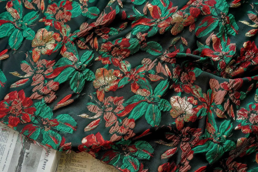 Volimon Flower Yarn Dyed Jacquard Fabric