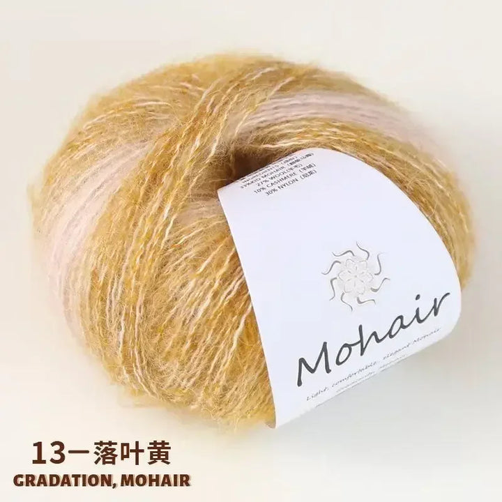 25g Gradient Silk Mohair Small Cloud Yarn