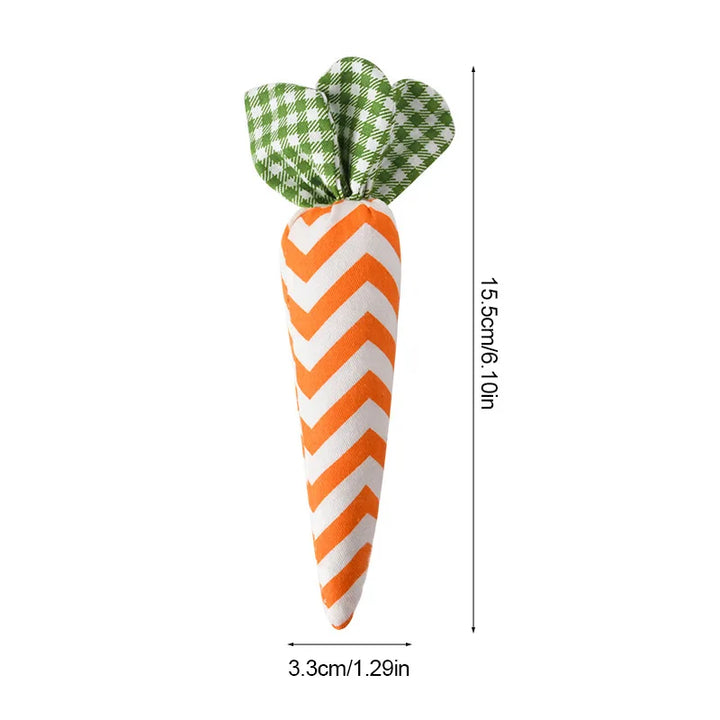 Fabric Easter Carrot Ornaments