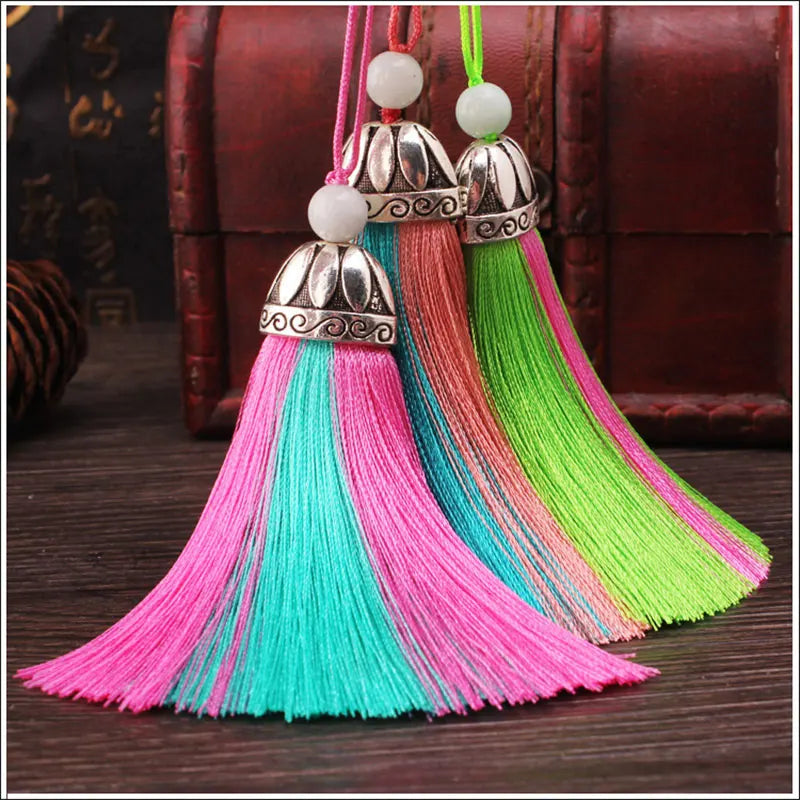 2 pc Belora Double Color Key Tassels