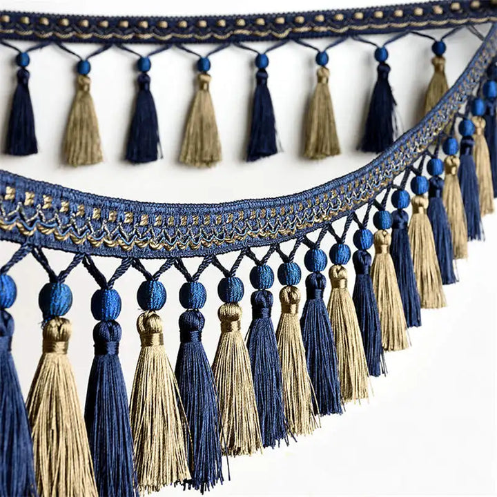 3 YARDS / Junsone Beaded Tassel Fringe Trim