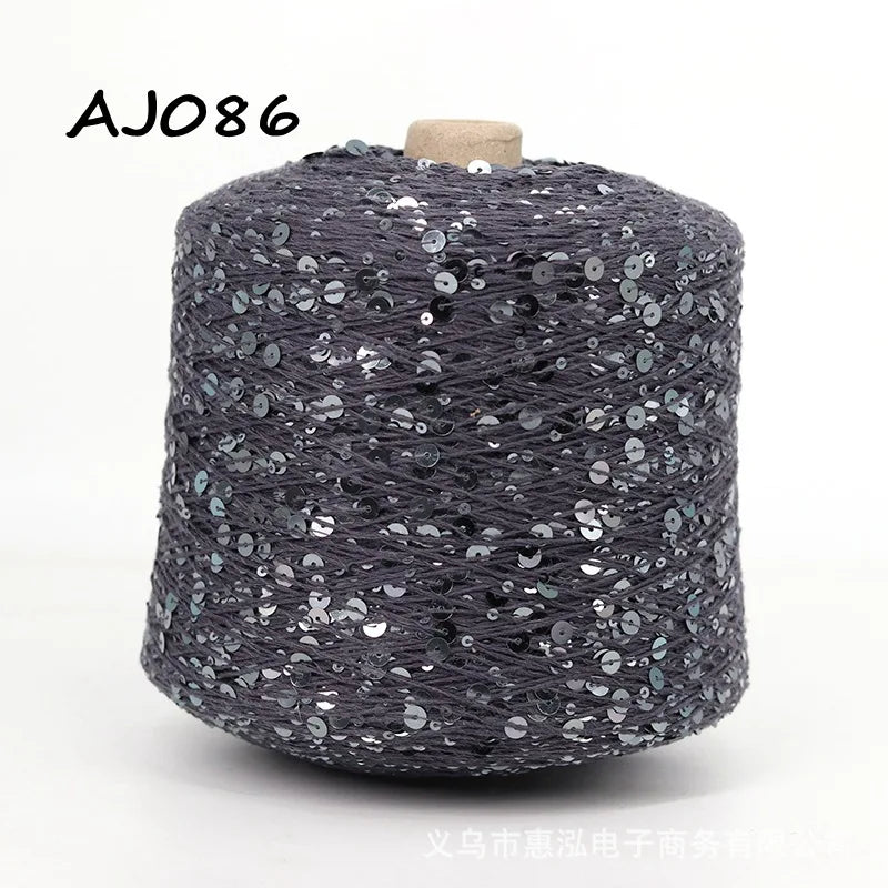 50g Metallic Sequin Yarn Sparkle Glitter