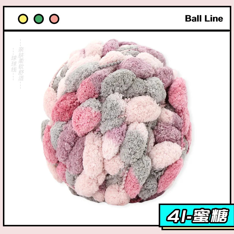 100g Colorful Thick Ball Yarn