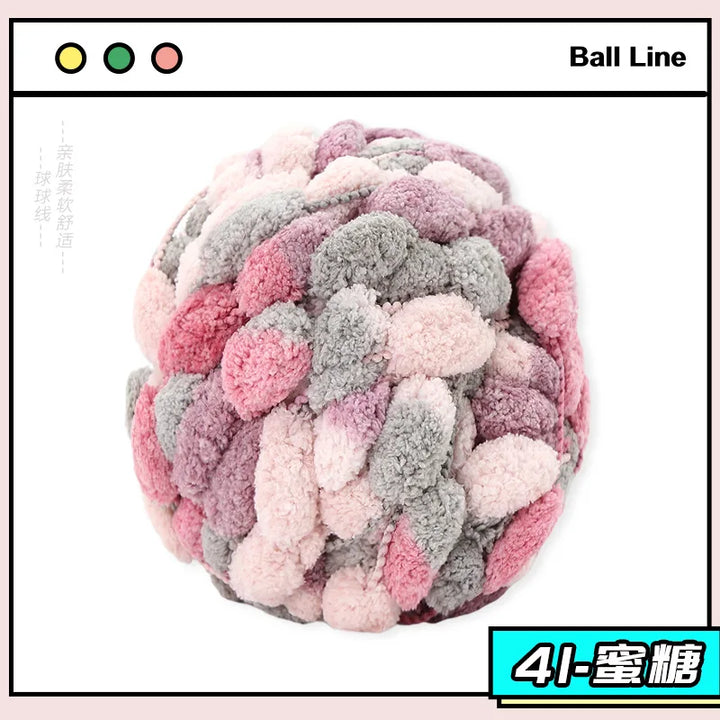 100g Colorful Thick Ball Yarn
