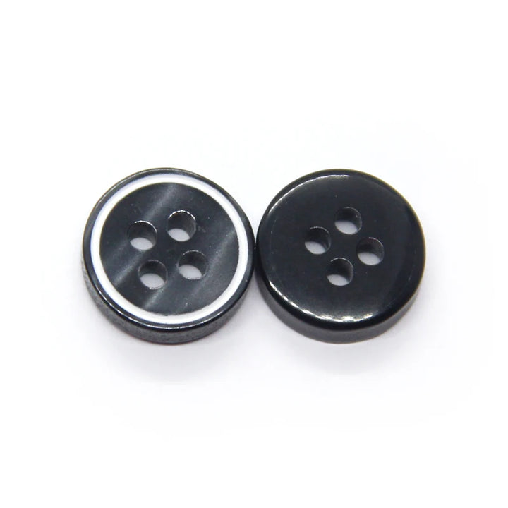 John 9/10/11mm Small Flat Color Shirt Button - 30 PC