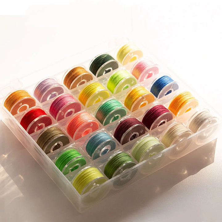 25 Colors / Polyester Bobbin Thread Set