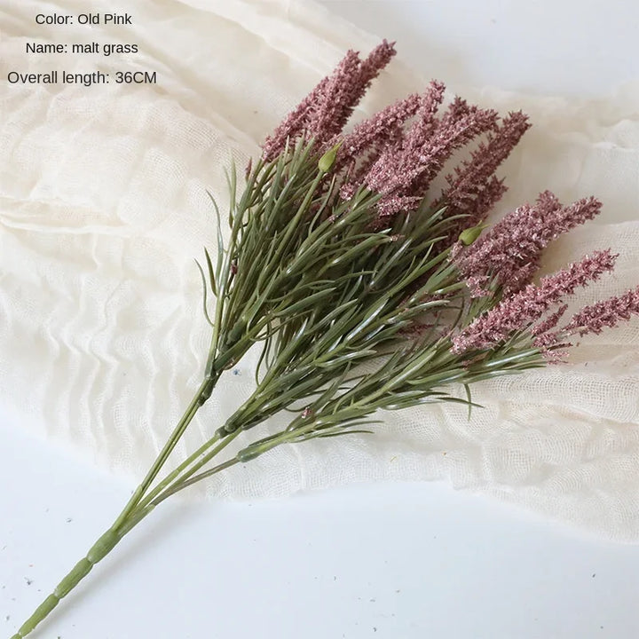 Rêve 13 inch Artificial Flower Malt Grass Plant