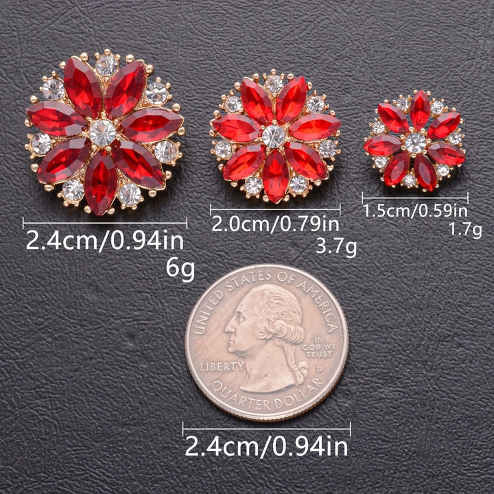 5 PC / Shumila Rhinestone Buttons