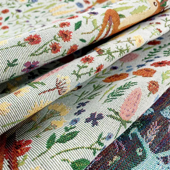 Andes Woven Chenille Jacquard Fabric