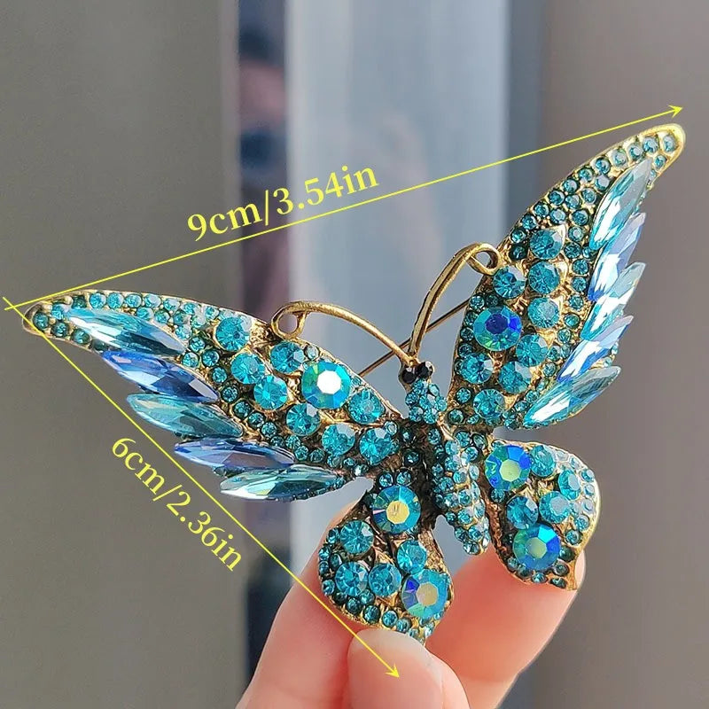 Burcu Rhinestone Brooch