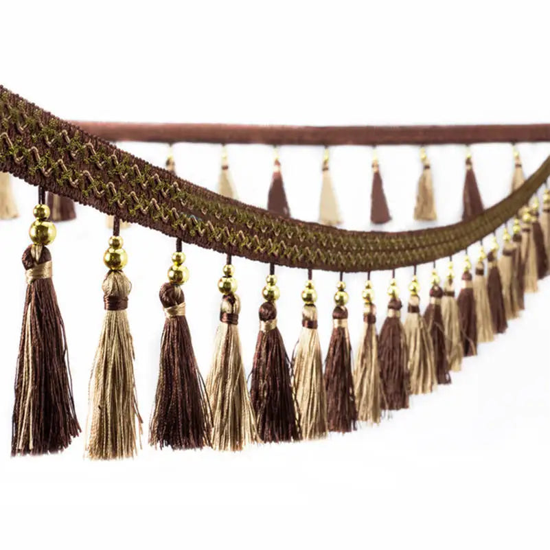 Mateo Beaded Tassel Fringe Trim