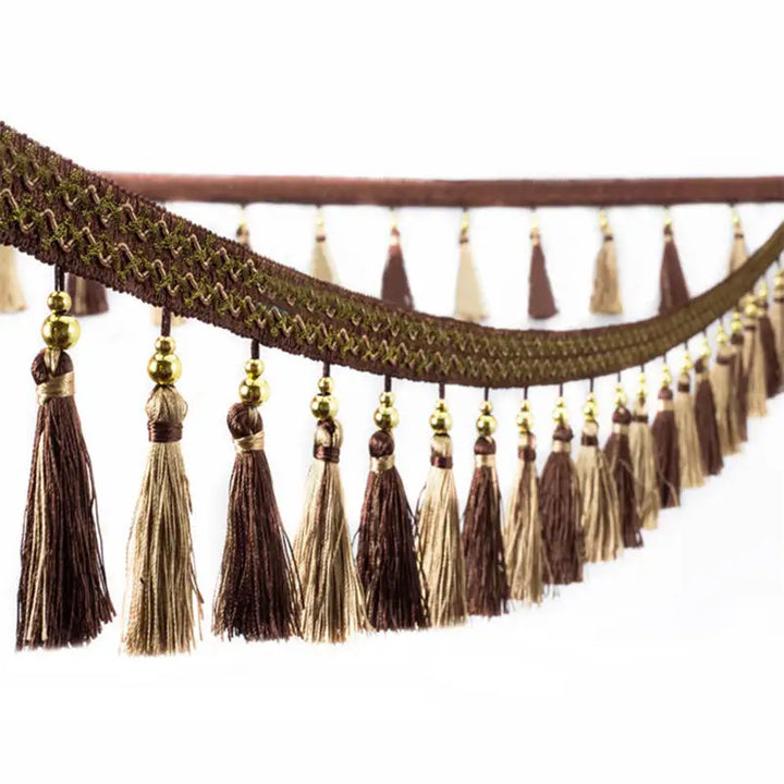 Mateo Beaded Tassel Fringe Trim